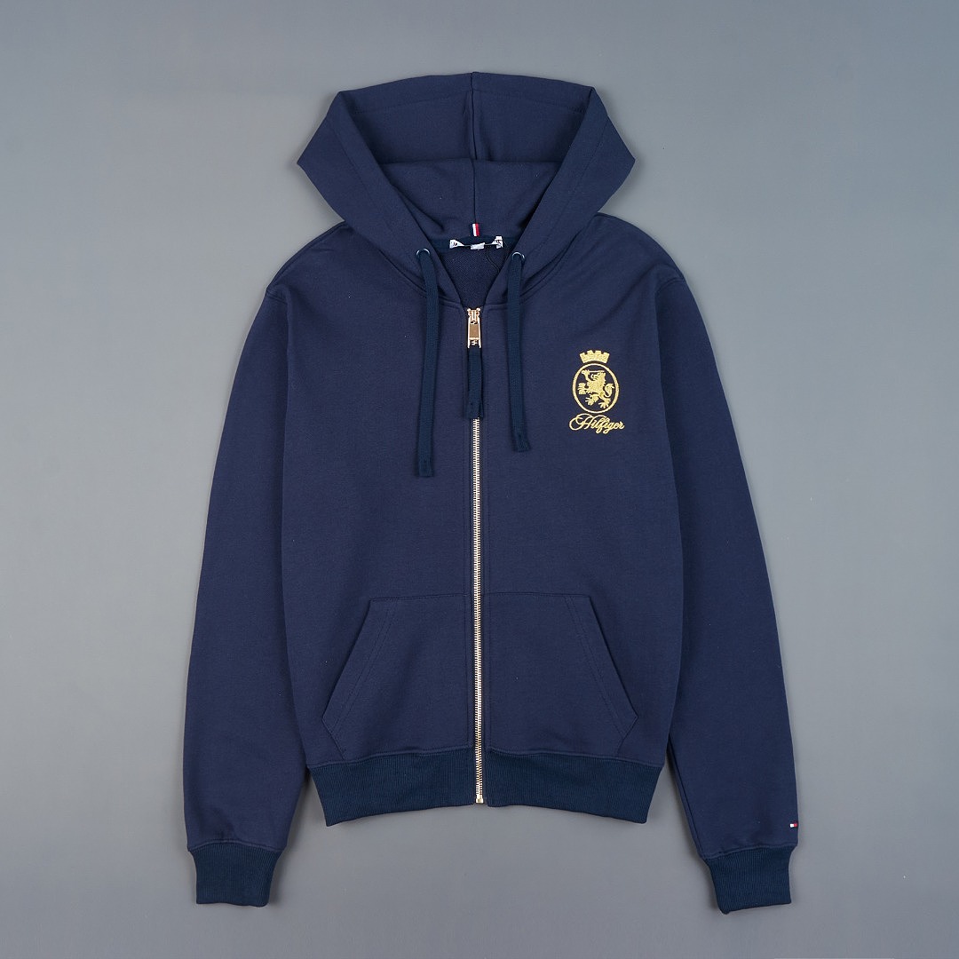 Tommy Hilfiger Gold Crest Logo Zip Hoodie · A3414 — תמונה 16