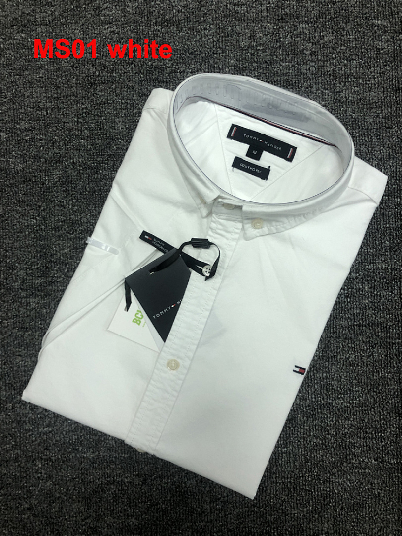 Tommy Hilfiger Regular Fit Short-Sleeve Oxford Shirt · A575 — תמונה 11