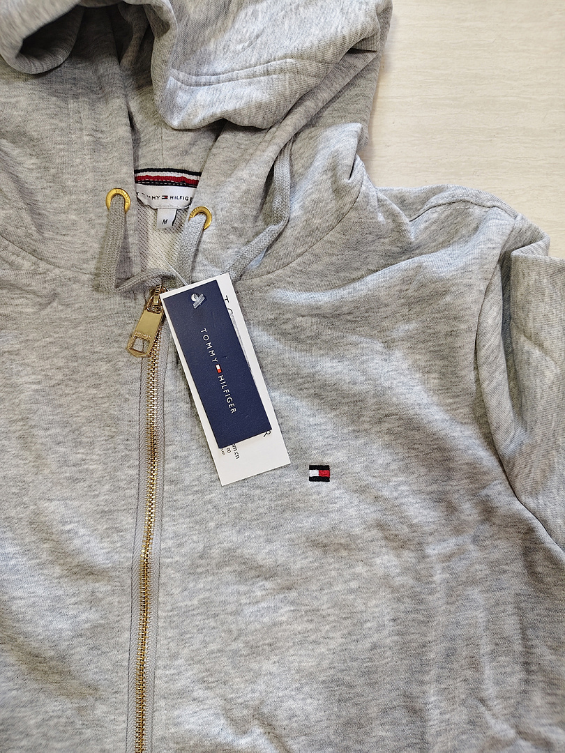 Tommy Hilfiger Signature Stripe Hem Zip Hoodie · A3391 — תמונה 4