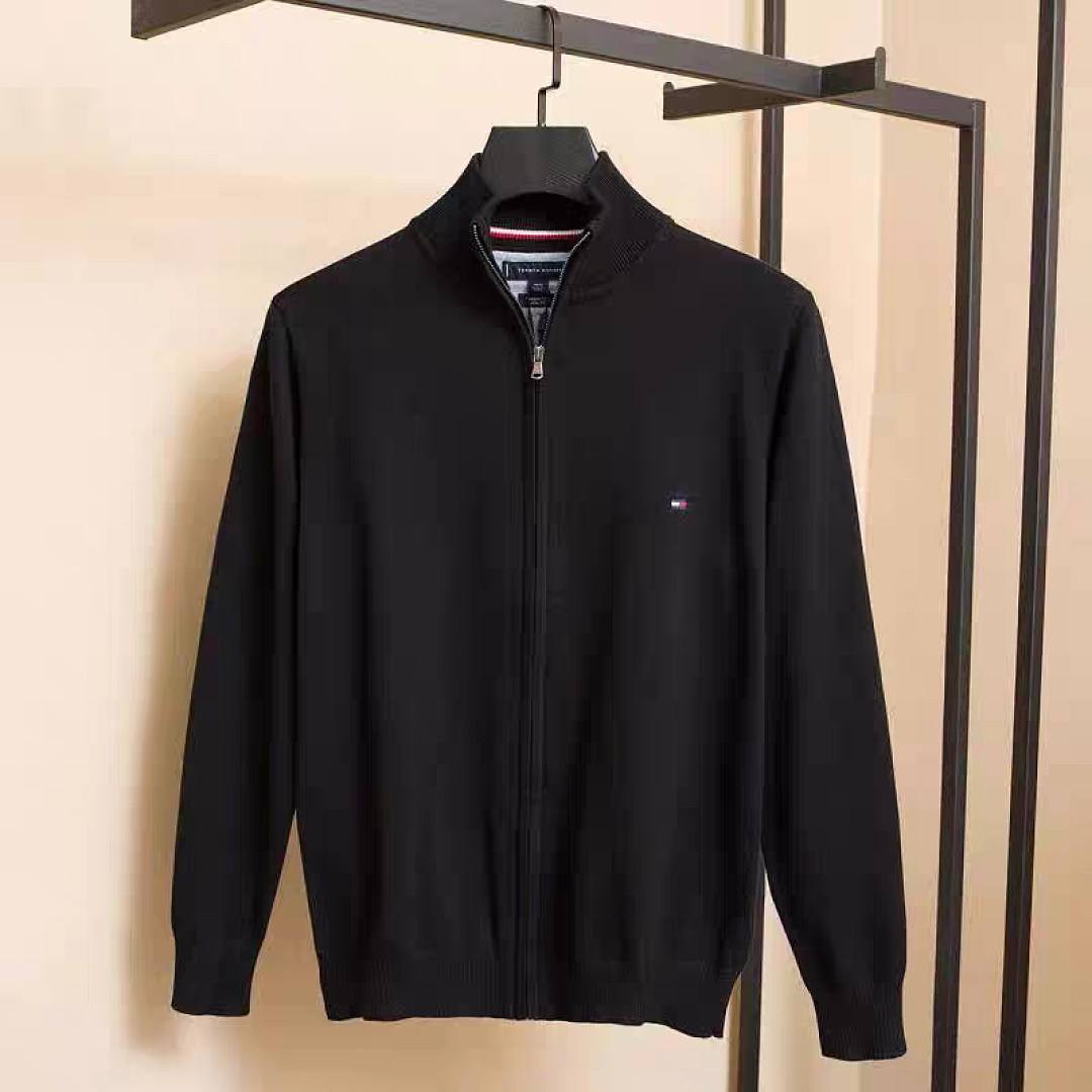 Tommy Hilfiger Zip-Thru Mock Neck Jumper · A3388 — תמונה 3