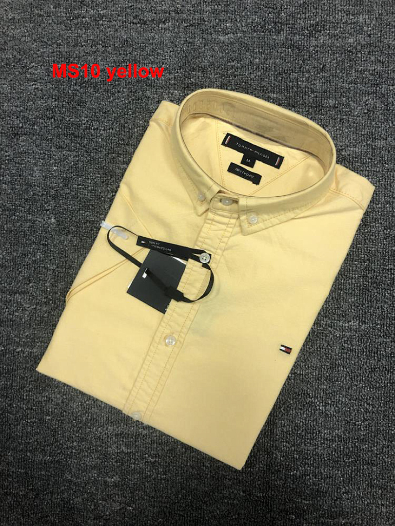 Tommy Hilfiger Regular Fit Short-Sleeve Oxford Shirt · A575 — תמונה 5