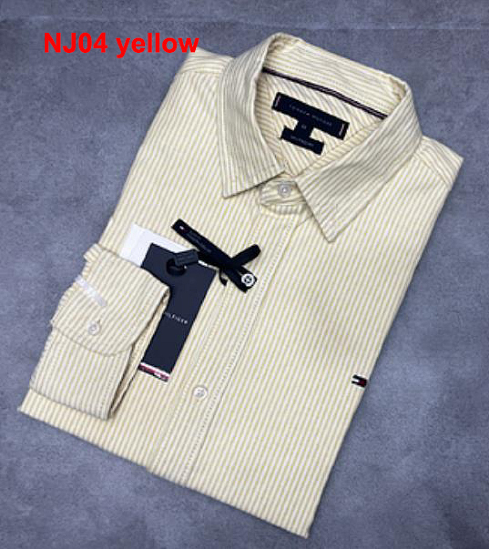 Tommy Hilfiger Regular Fit Stripe Stretch Oxford · A1583 — תמונה 8