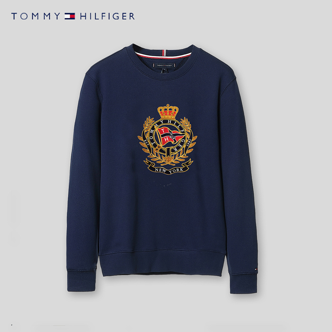 Tommy Hilfiger Crest Logo Fleece Sweatshirt · A2738 — תמונה 58