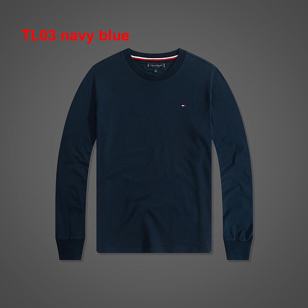 Tommy Hilfiger Hilfiger Logo Long-Sleeve T-Shirt · A731 — תמונה 14