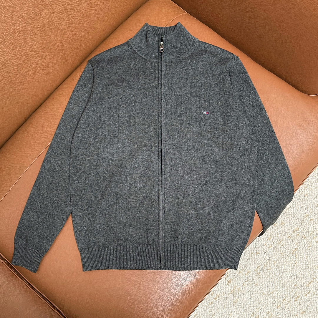 Tommy Hilfiger Zip-Thru Mock Neck Jumper · A3388 — תמונה 11