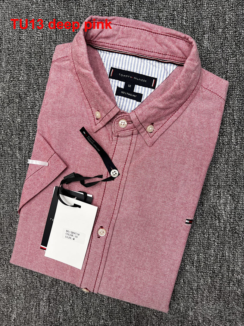 Tommy Hilfiger Regular Fit Short-Sleeve Oxford Shirt · A1540 — תמונה 6