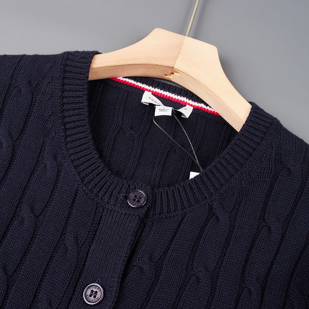 Tommy Hilfiger Cable Knit Cardigan · A3460 — תמונה 8