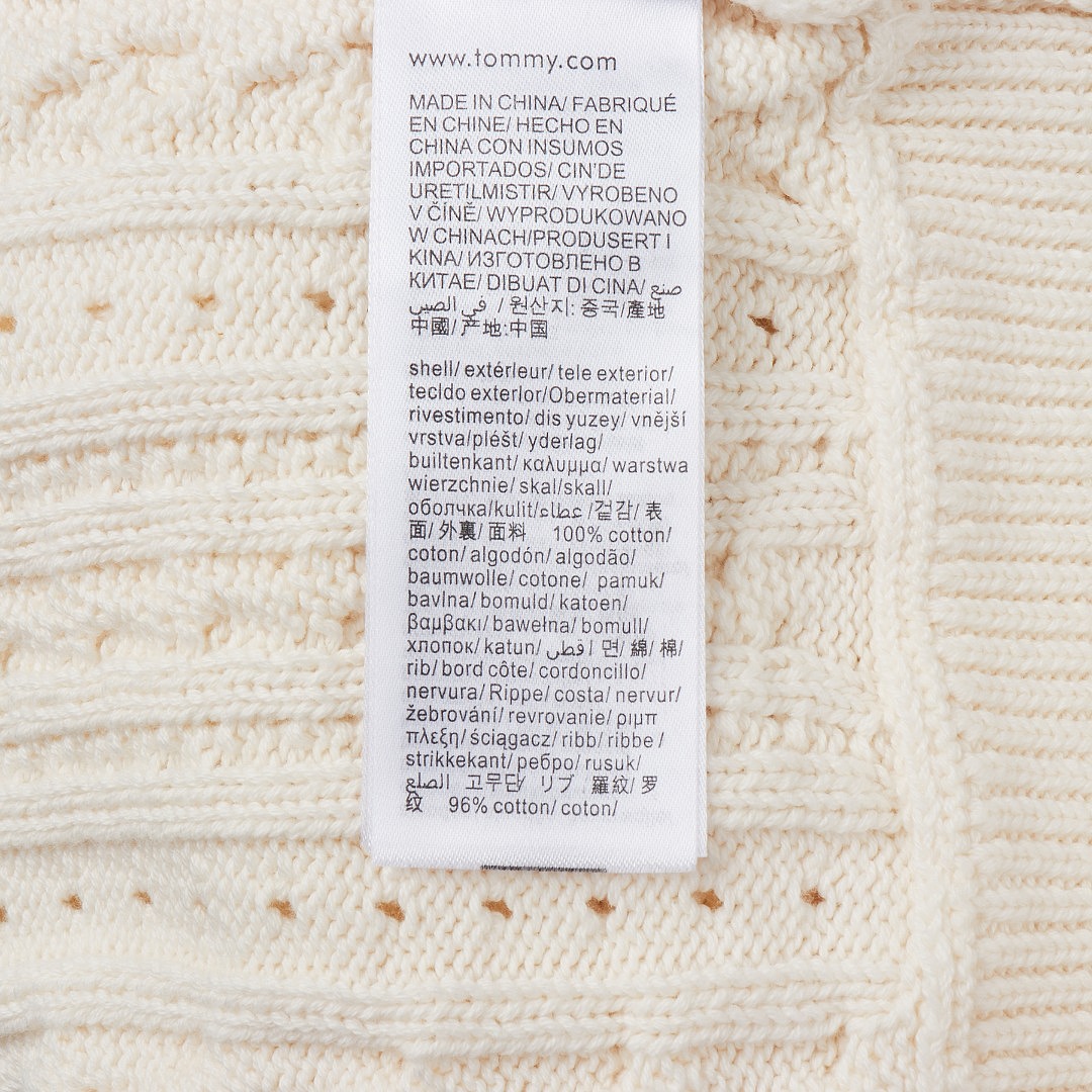 Tommy Hilfiger Tommy Badge Washed Cable Knit · A3375 — תמונה 4