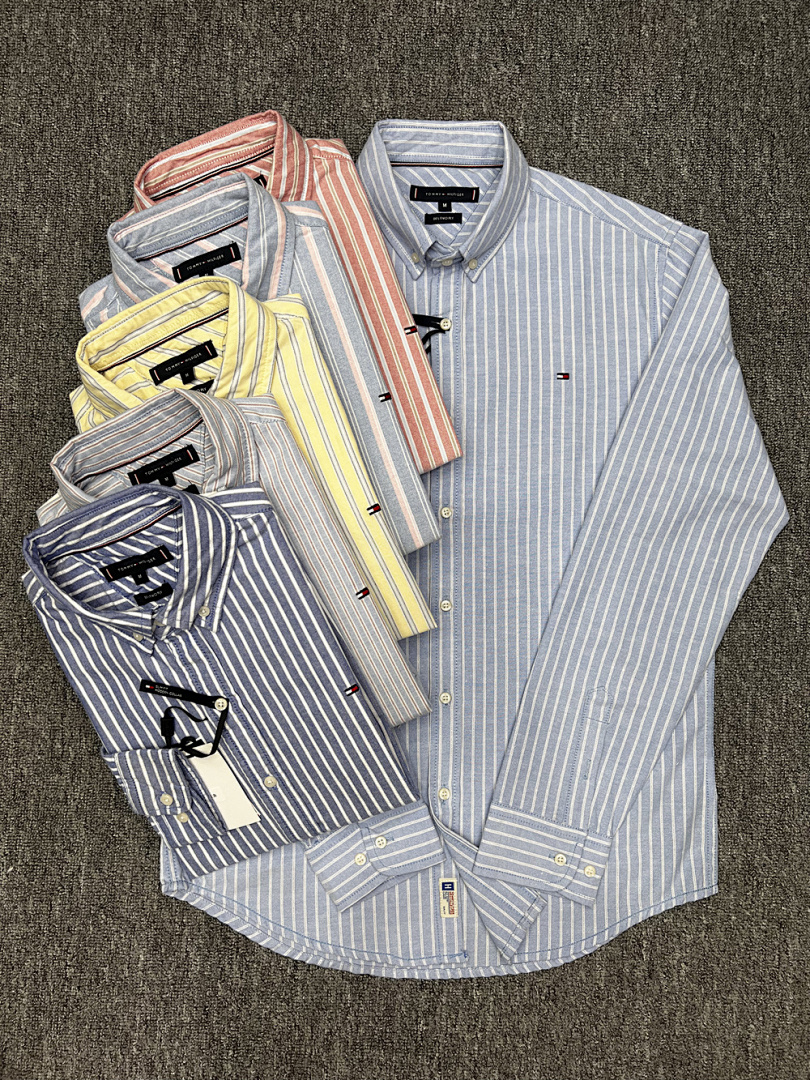 Tommy Hilfiger Regular Fit Stripe Oxford Shirt · A2700 — תמונה 38