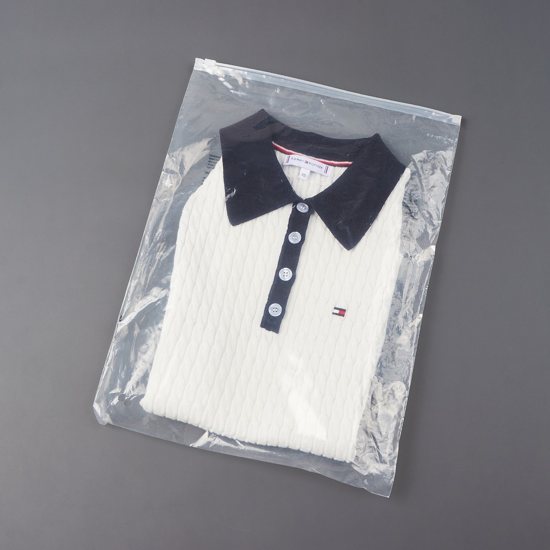 Tommy Hilfiger Cable Knit Slim Sleeveless Polo · A3376 — תמונה 8