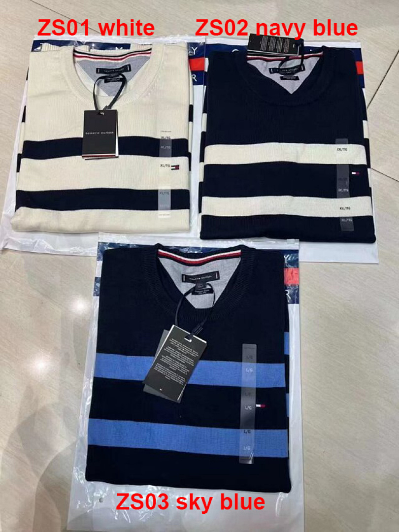 Tommy Hilfiger Block-Stripe Crewneck Sweater · A1750 — תמונה 3