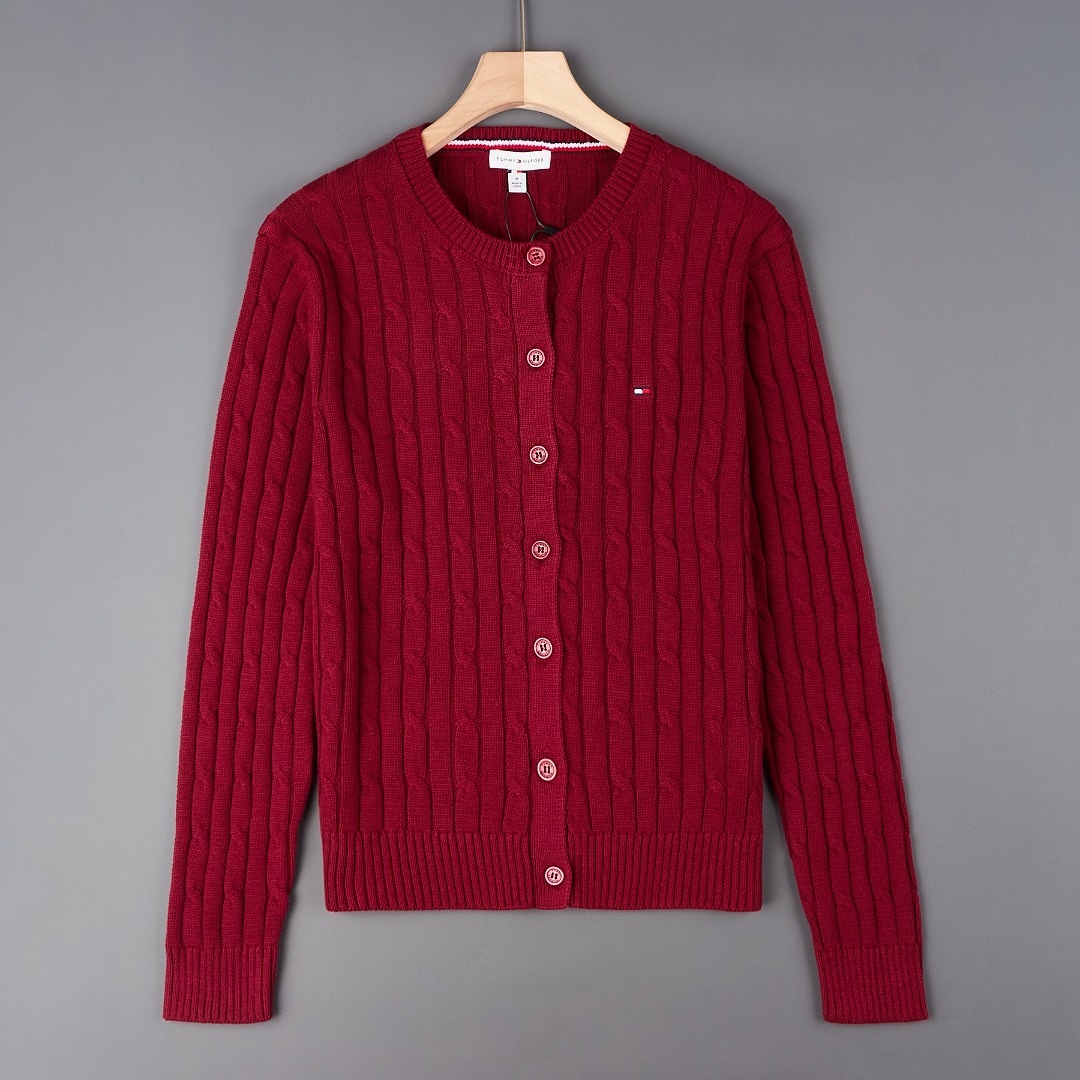 Tommy Hilfiger Cable Knit Cardigan · A3460 — תמונה 14