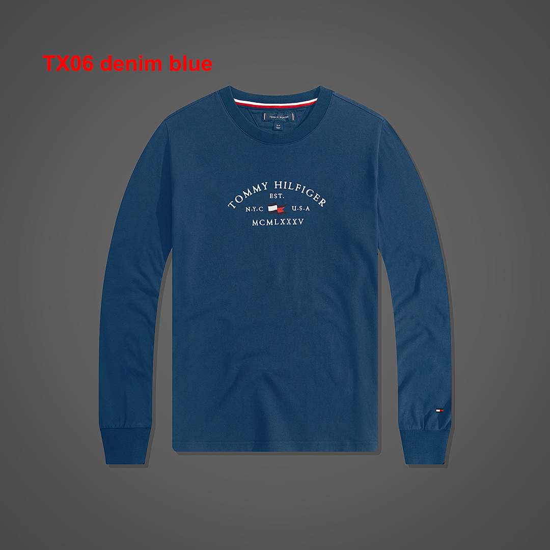 Tommy Hilfiger Slim Logo Long Sleeve T-Shirt · A2531 — תמונה 29