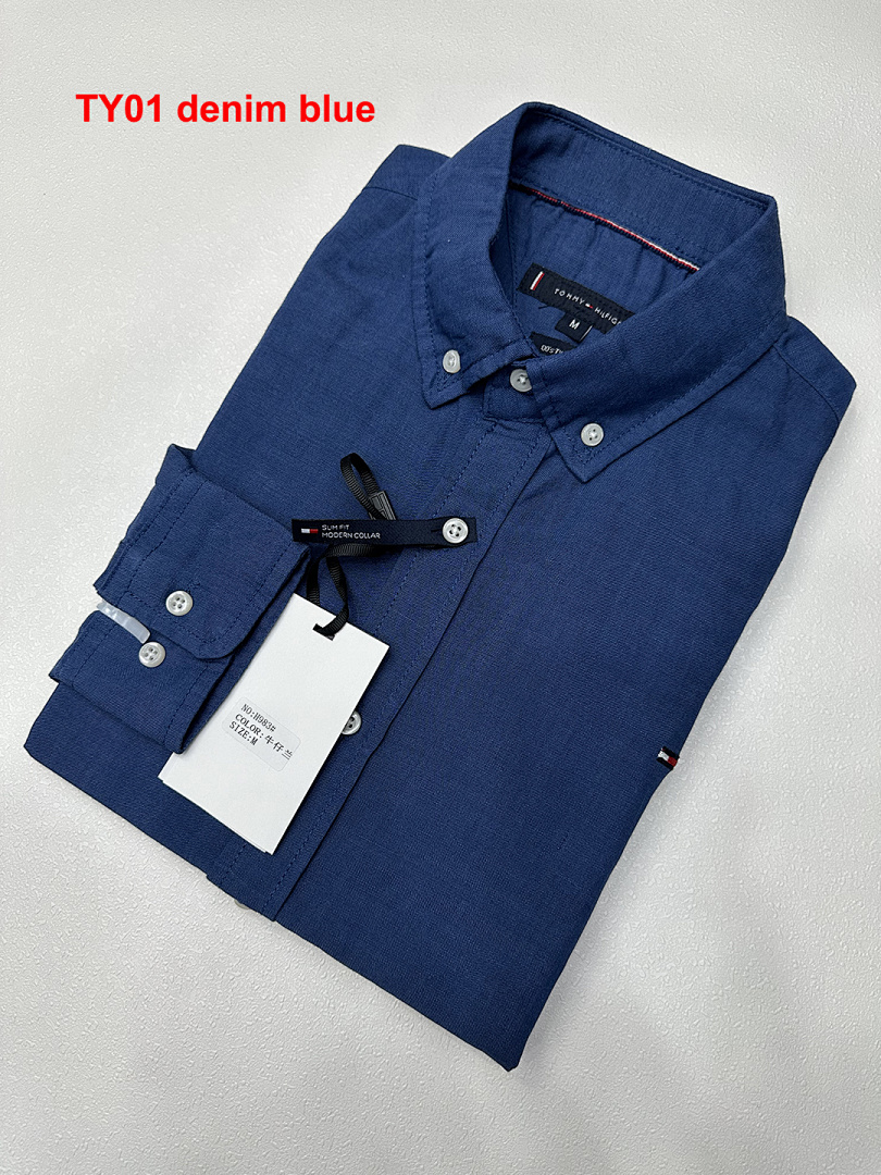 Tommy Hilfiger Regular Fit Linen-Blend Shirt · A2276 — תמונה 7