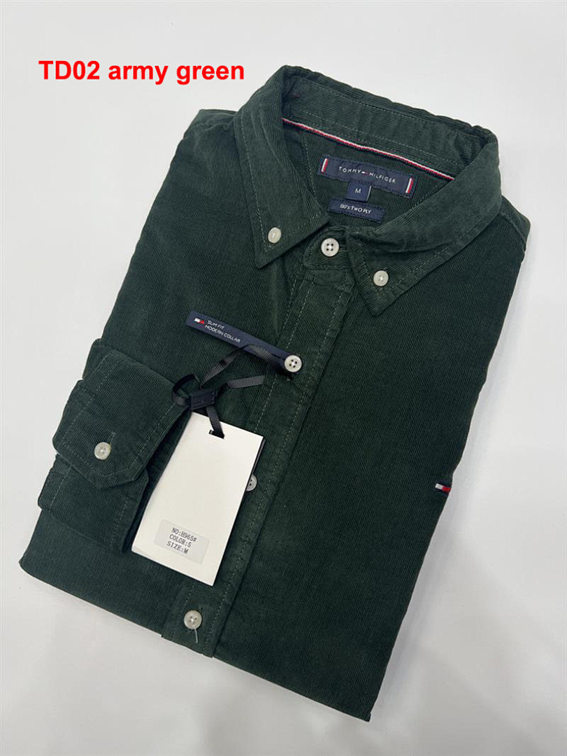 Tommy Hilfiger Regular Fit Corduroy Shirt · A2290 — תמונה 14
