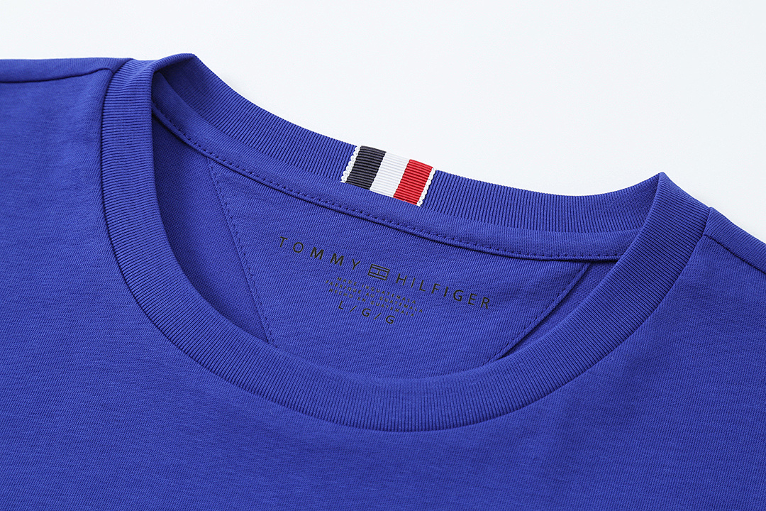 Tommy Hilfiger Embroidered Tommy Logo T-Shirt · A2192 — תמונה 44