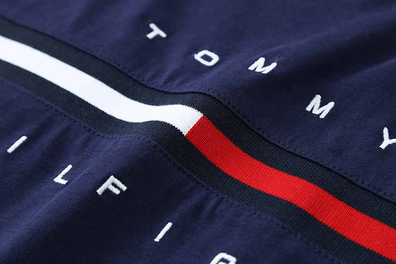 Tommy Hilfiger Embroidered Flag Stripe Logo T-Shirt · A2193 — תמונה 8
