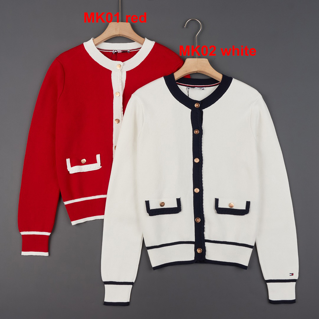 Tommy Hilfiger Gold-Button Textured Knit Cardigan · A3406
