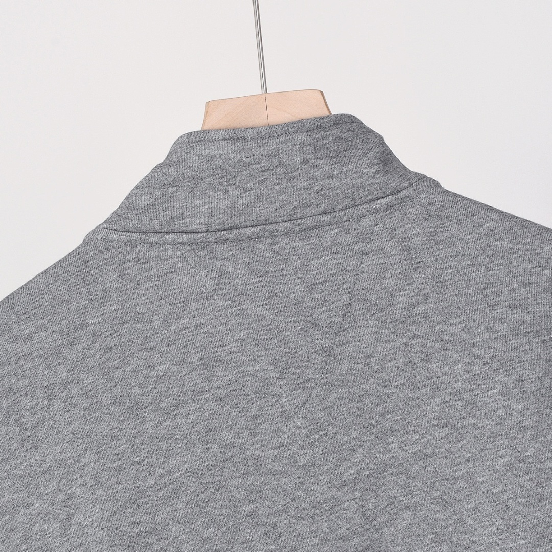 Tommy Hilfiger Stand-Up Collar Zip-Thru Fleece Sweatshirt · A2621 — תמונה 5