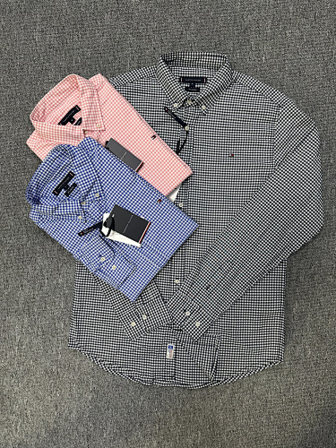 Tommy Hilfiger Regular Fit Gingham Oxford Shirt · A2508