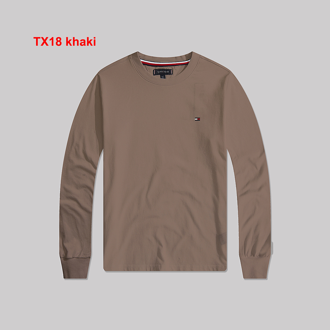 Tommy Hilfiger Slim Logo Long Sleeve T-Shirt · A2531 — תמונה 18