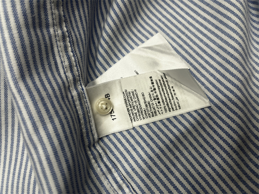 Tommy Hilfiger Regular Fit Stripe Stretch Oxford · A1583 — תמונה 12