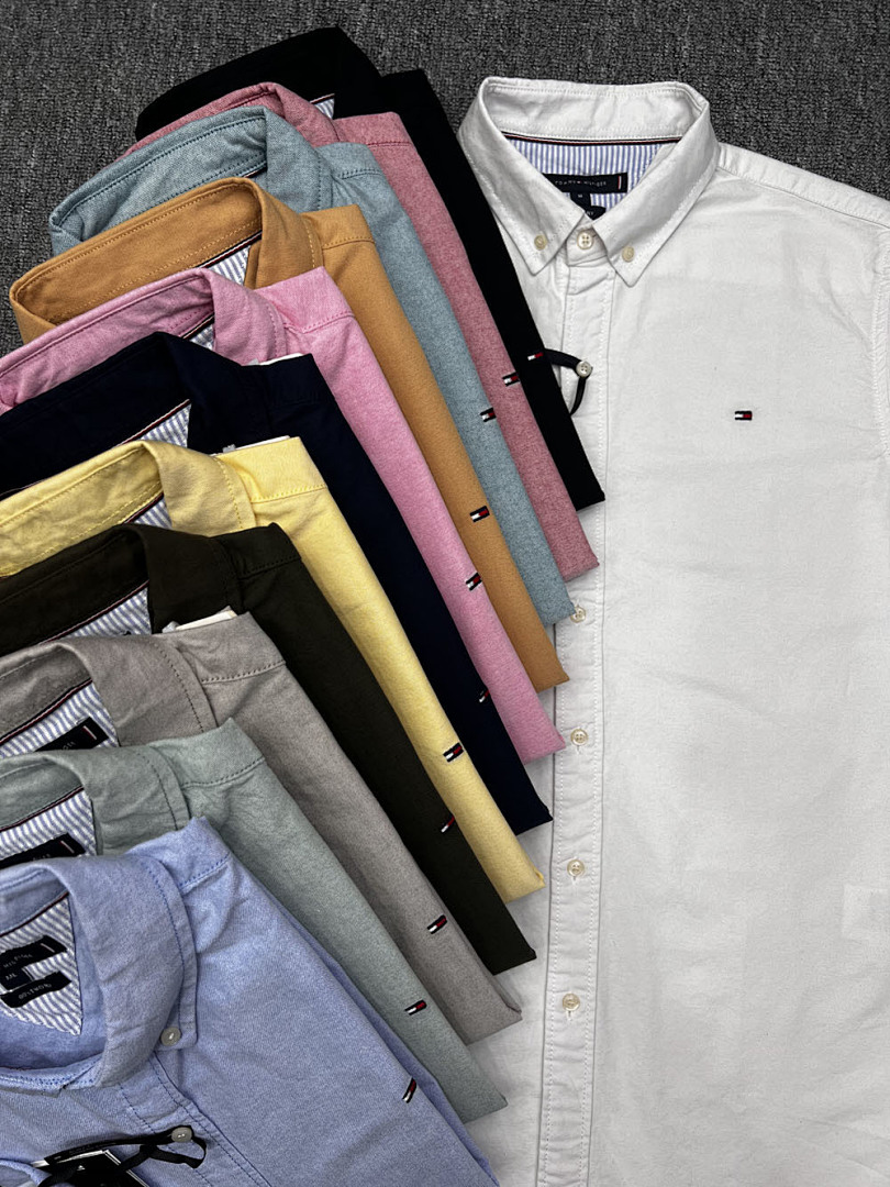Tommy Hilfiger Regular Fit Short-Sleeve Oxford Shirt · A1540 — תמונה 23