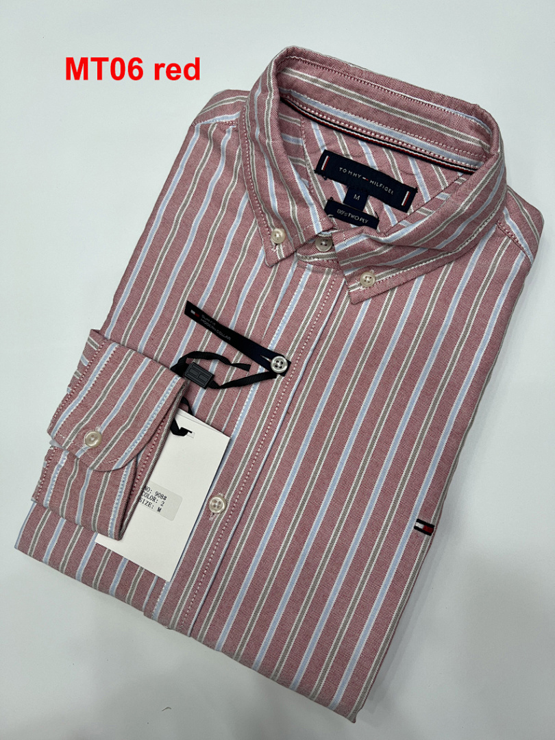 Tommy Hilfiger Regular Fit Stripe Stretch Oxford · A2311 — תמונה 4