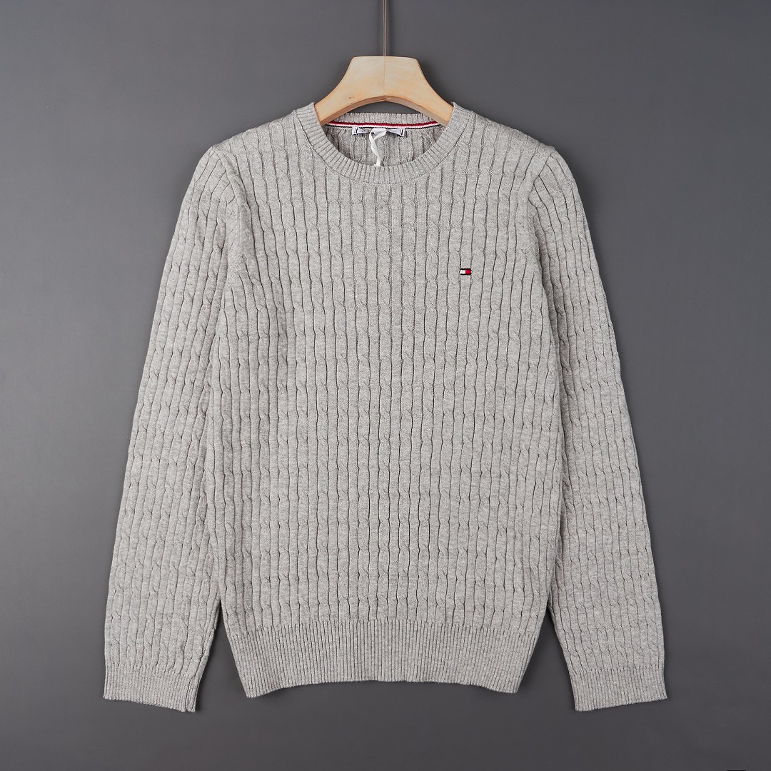 Tommy Hilfiger Cable Knit Crewneck Sweater · A3423 — תמונה 16