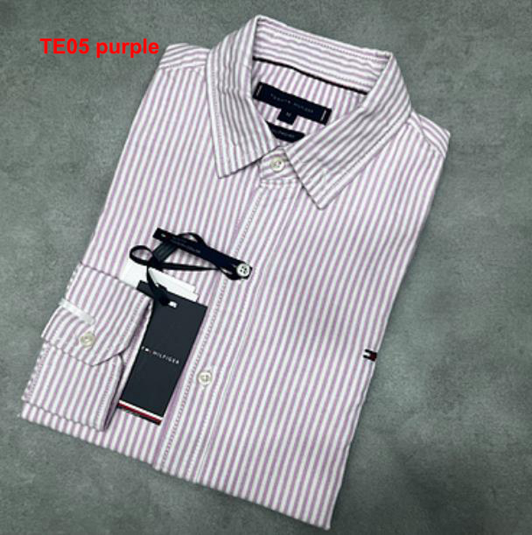 Tommy Hilfiger Regular Fit Stripe Stretch Oxford · A1536 — תמונה 3