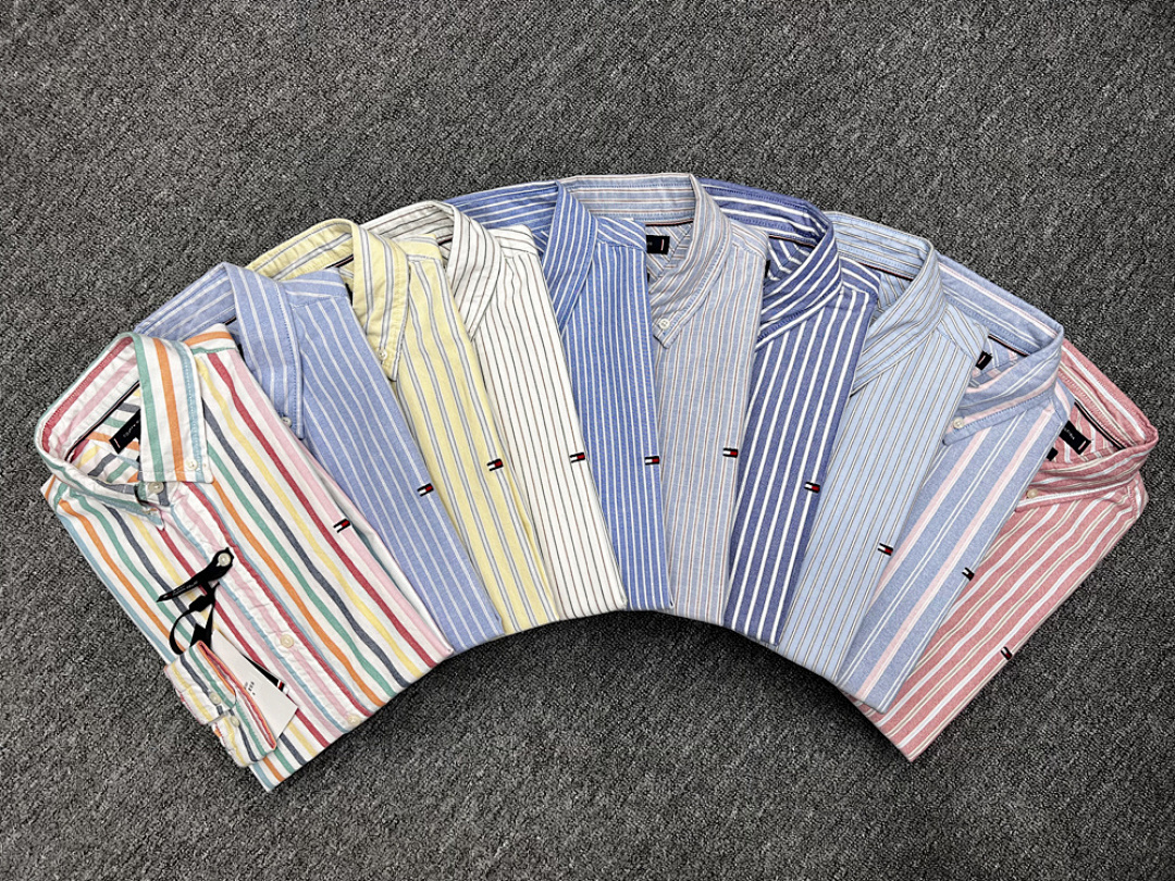 Tommy Hilfiger Regular Fit Stripe Oxford Shirt · A2700 — תמונה 40