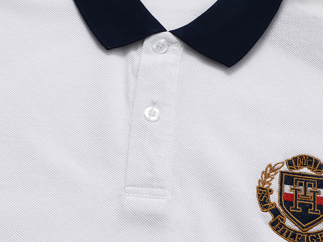 Tommy Hilfiger Flag Logo Polo · A1906 — תמונה 19