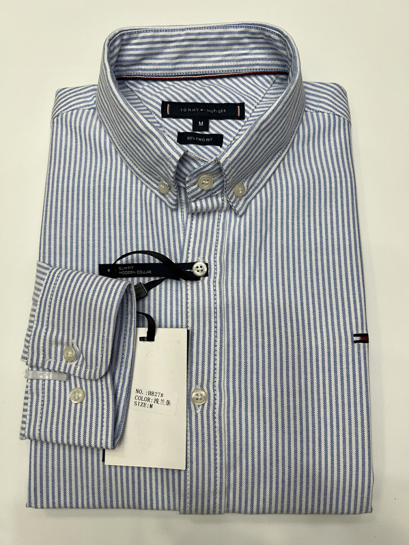 Tommy Hilfiger Regular Fit Stripe Oxford Shirt · A2424 — תמונה 12