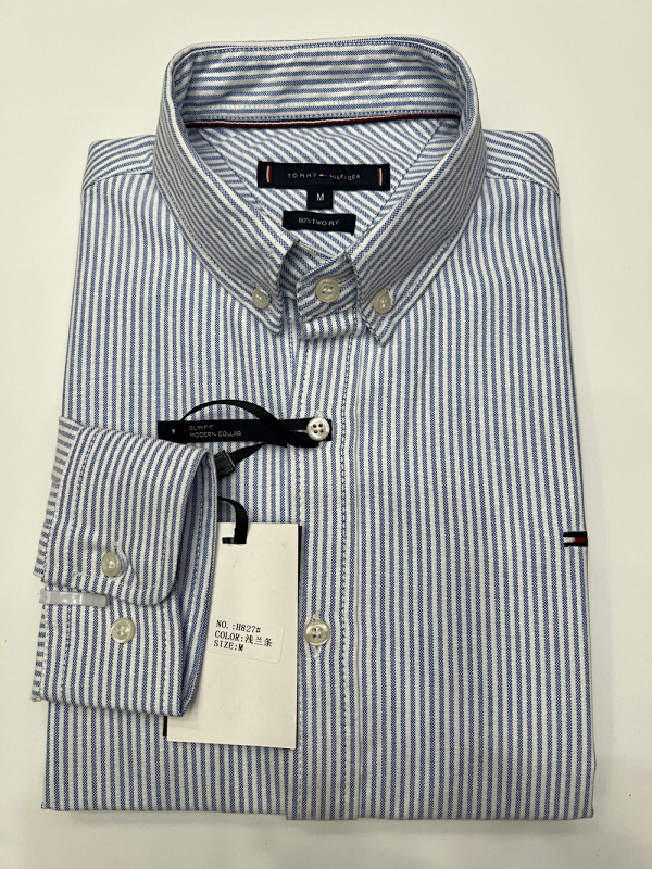 Tommy Hilfiger Regular Fit Stripe Oxford Shirt · A2424 — תמונה 13