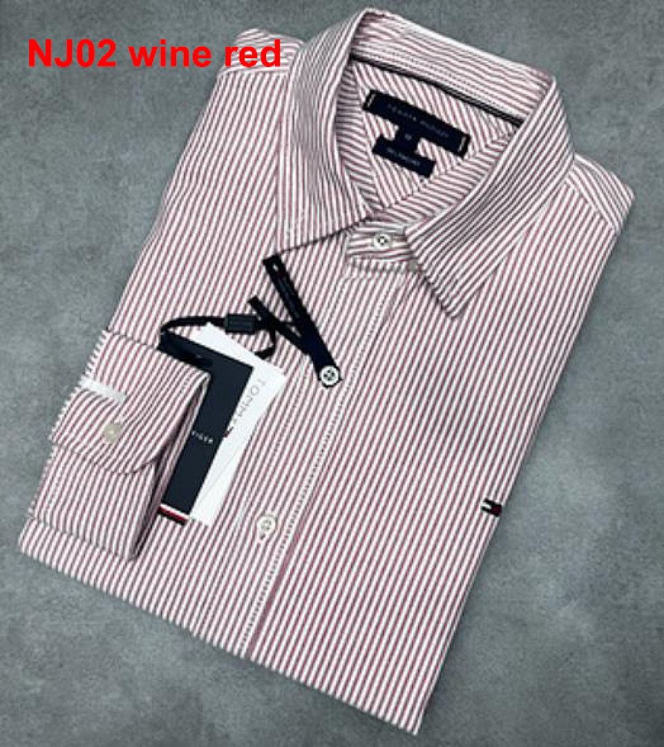 Tommy Hilfiger Regular Fit Stripe Stretch Oxford · A1583 — תמונה 10
