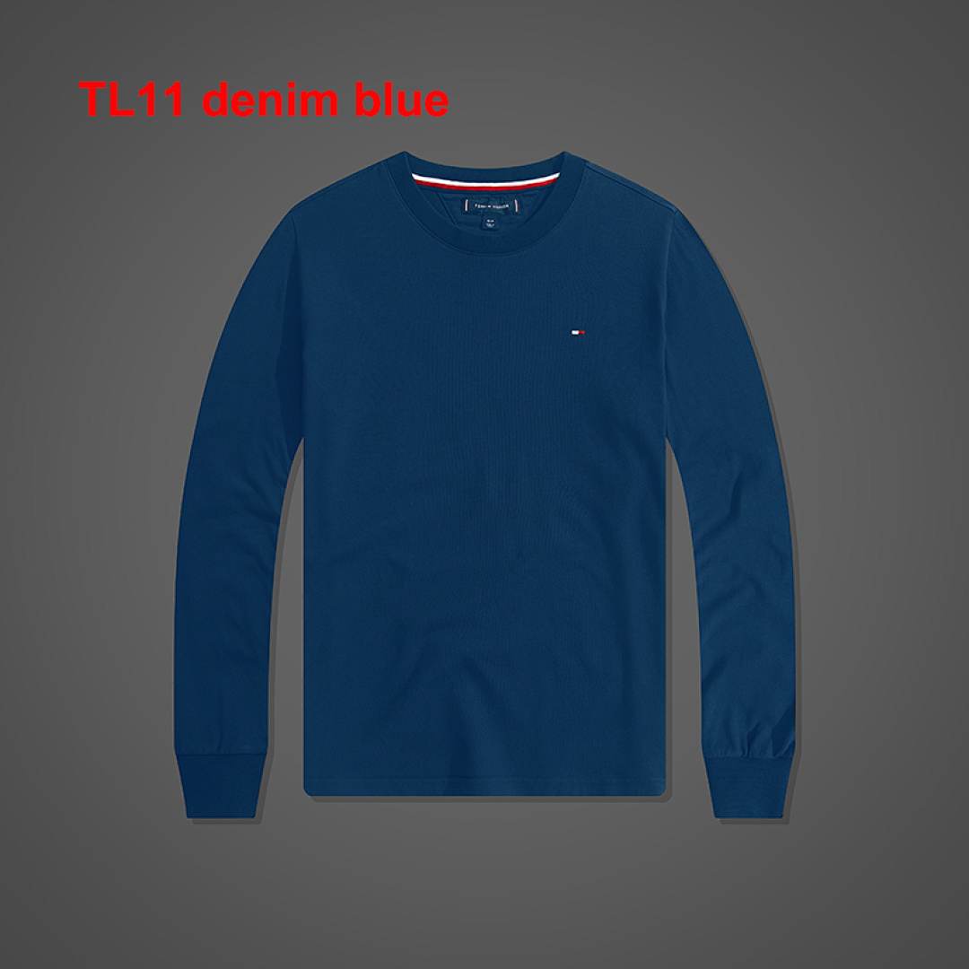 Tommy Hilfiger Hilfiger Logo Long-Sleeve T-Shirt · A731 — תמונה 9