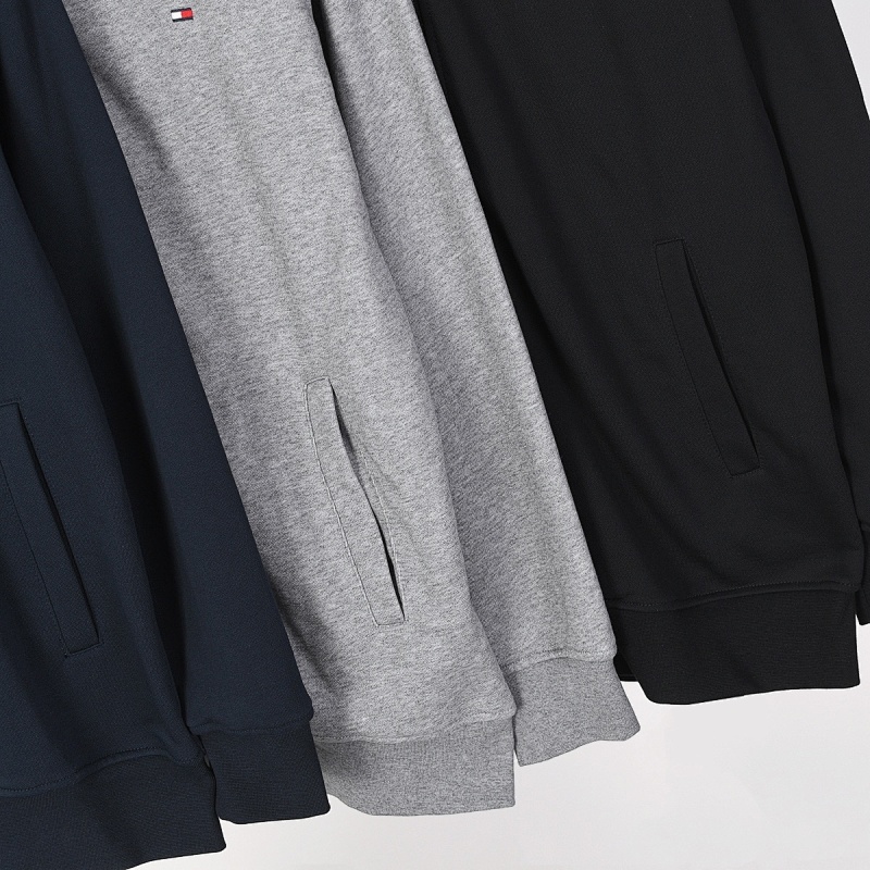 Tommy Hilfiger Stand-Up Collar Zip-Thru Fleece Sweatshirt · A2621 — תמונה 24