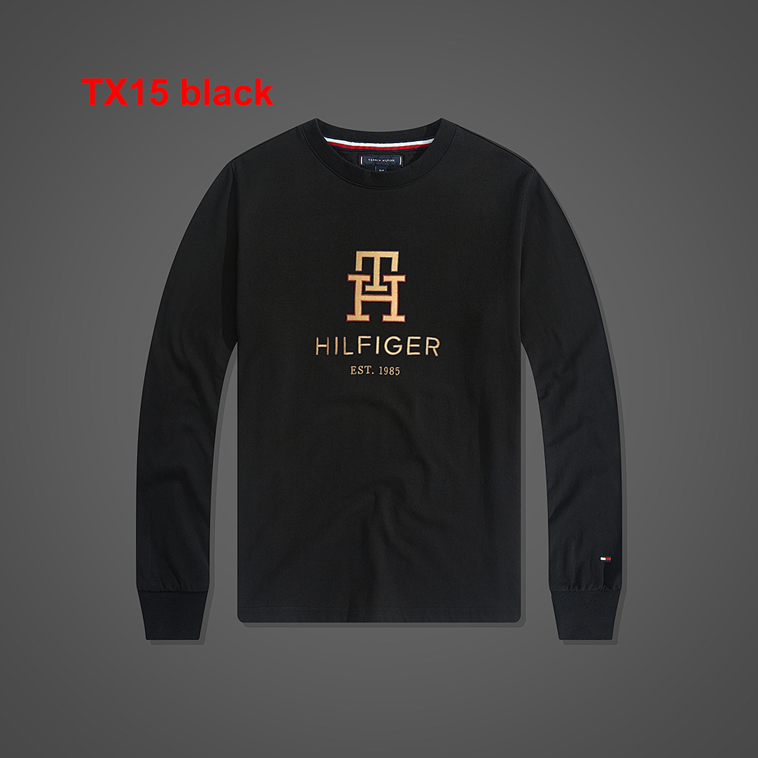 Tommy Hilfiger Slim Logo Long Sleeve T-Shirt · A2531 — תמונה 21