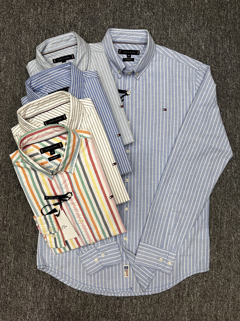 Tommy Hilfiger Regular Fit Stripe Oxford Shirt · A2700 — תמונה 29