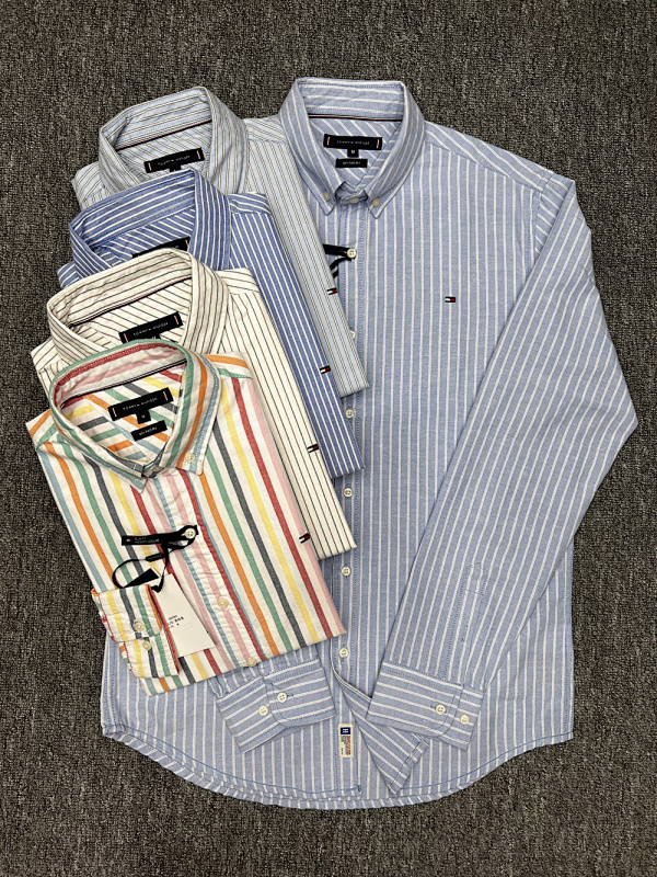 Tommy Hilfiger Regular Fit Stripe Oxford Shirt · A2700 — תמונה 30