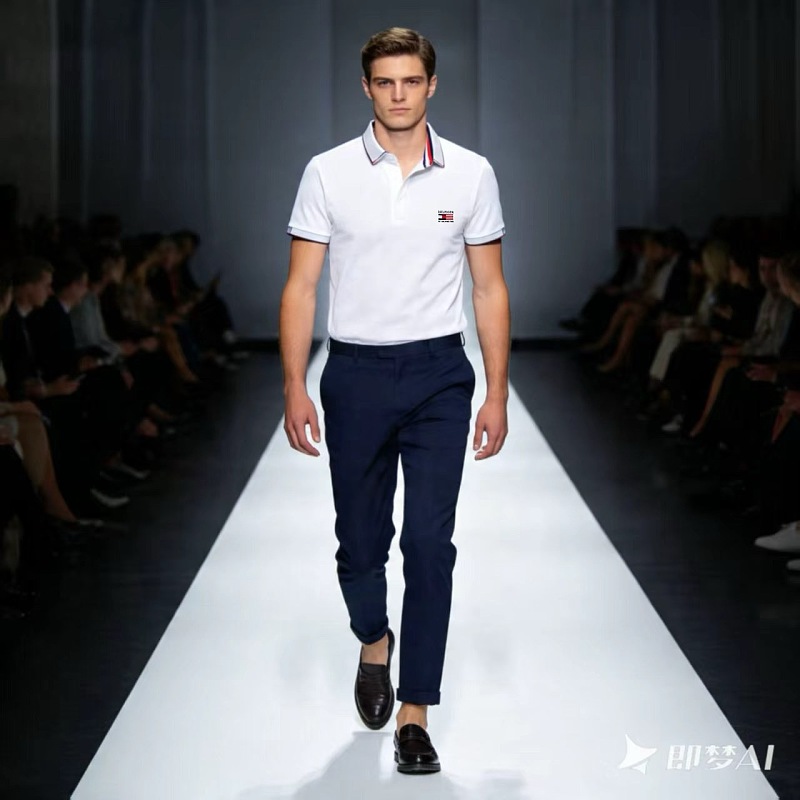 Tommy Hilfiger Regular Fit Tipped Smooth Cotton · A3309
