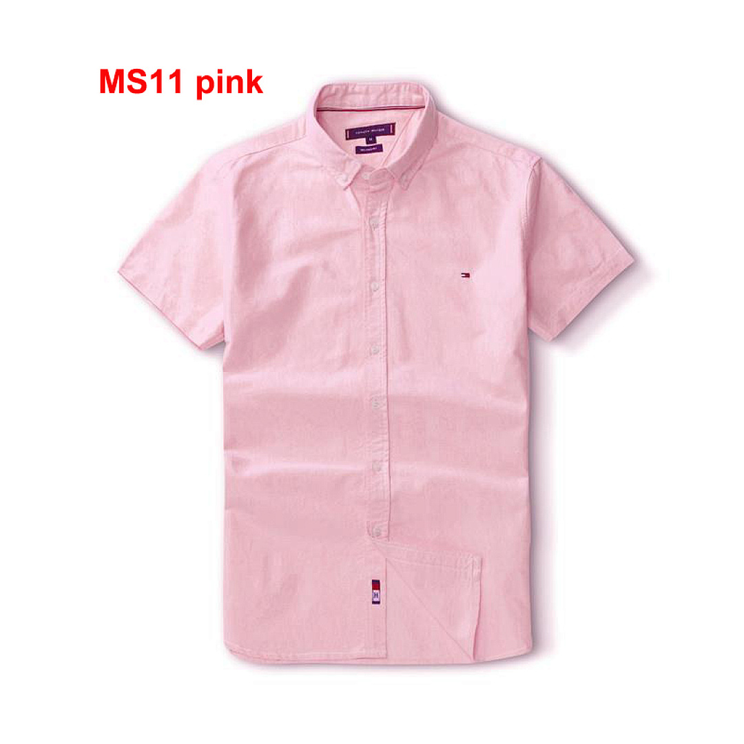Tommy Hilfiger Regular Fit Short-Sleeve Oxford Shirt · A575 — תמונה 4