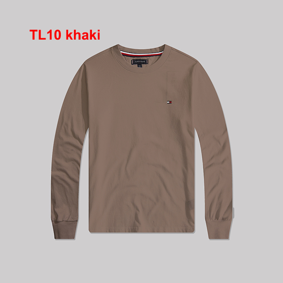 Tommy Hilfiger Hilfiger Logo Long-Sleeve T-Shirt · A731 — תמונה 10
