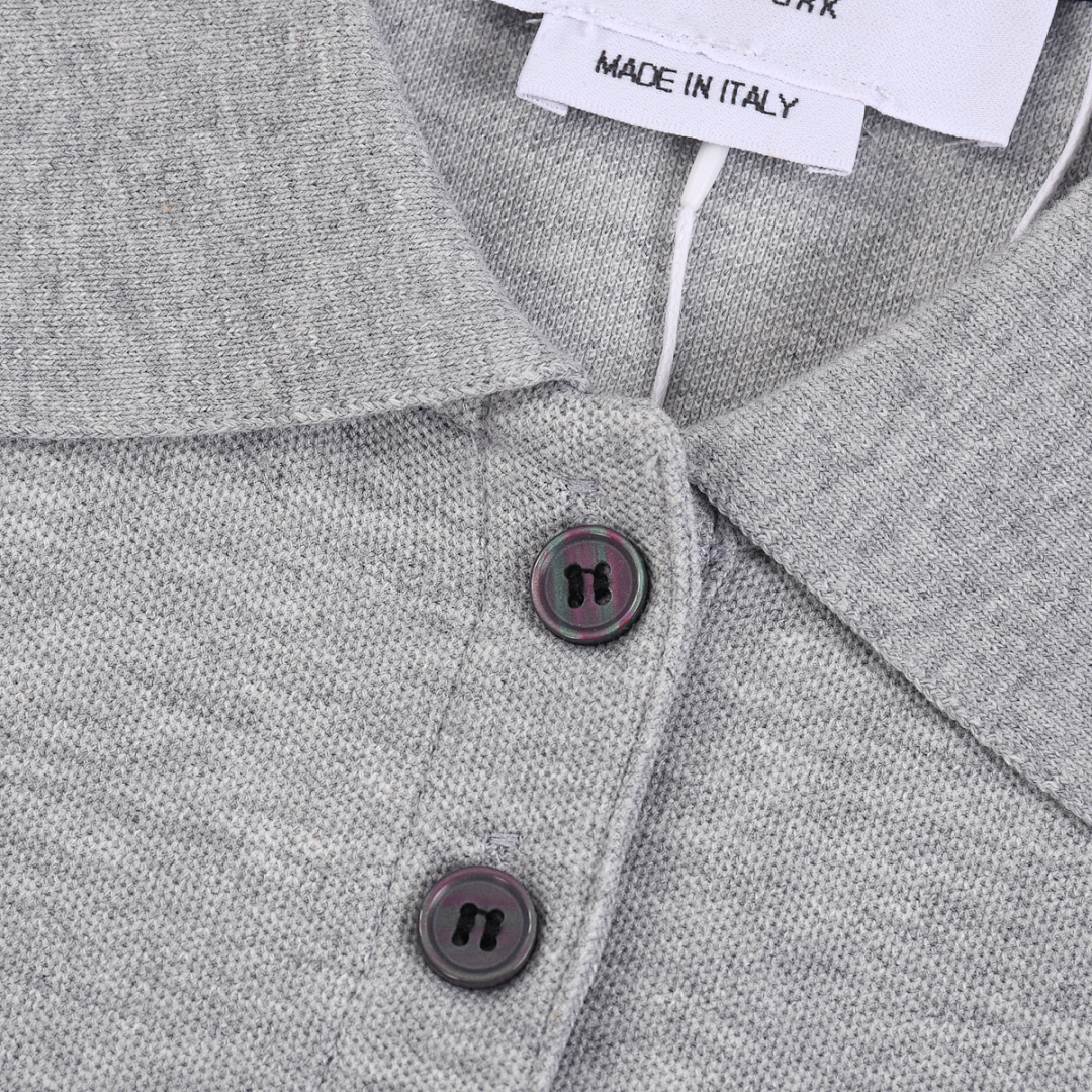 Thom Browne Textured Pique 4-Bar Polo Dress · A2201 — תמונה 23