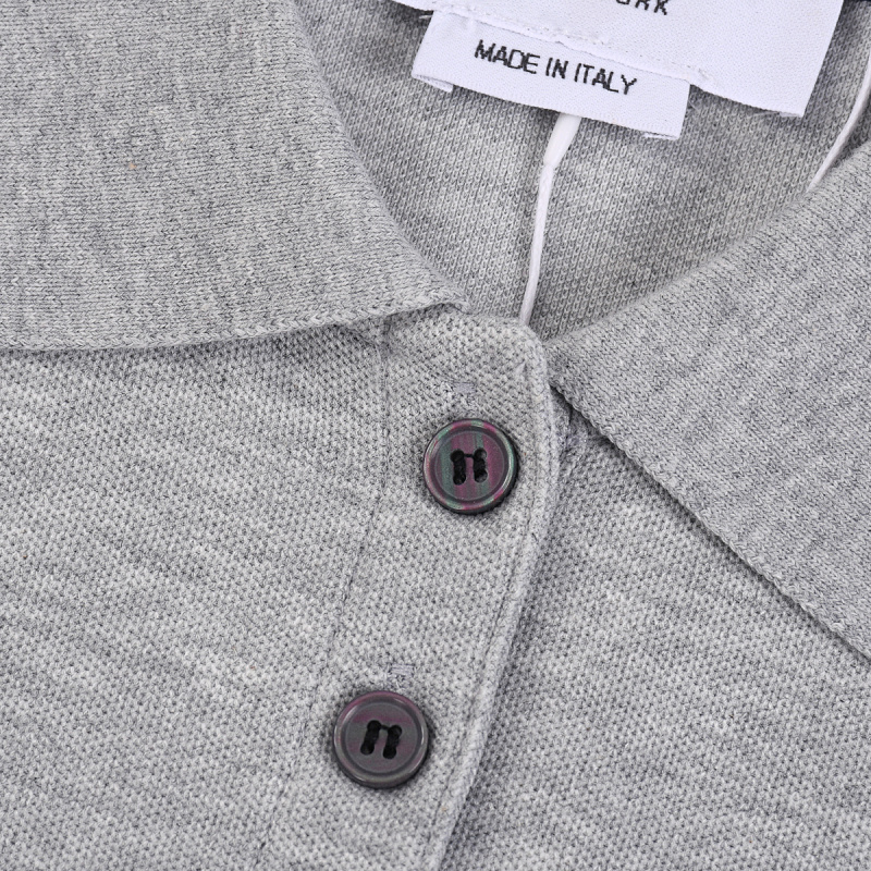 Thom Browne Textured Pique 4-Bar Polo Dress · A2201 — תמונה 24