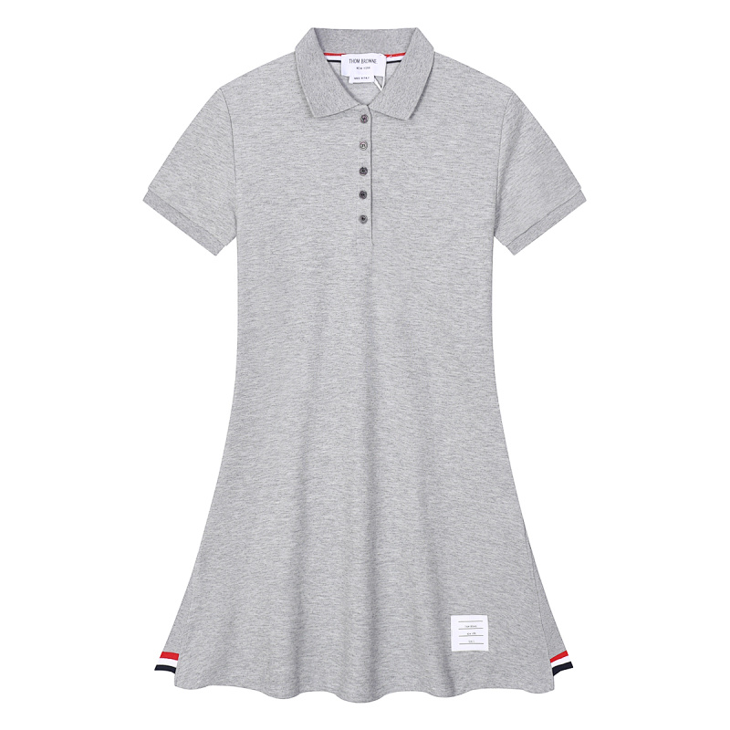 Thom Browne Textured Pique 4-Bar Polo Dress · A2201 — תמונה 34