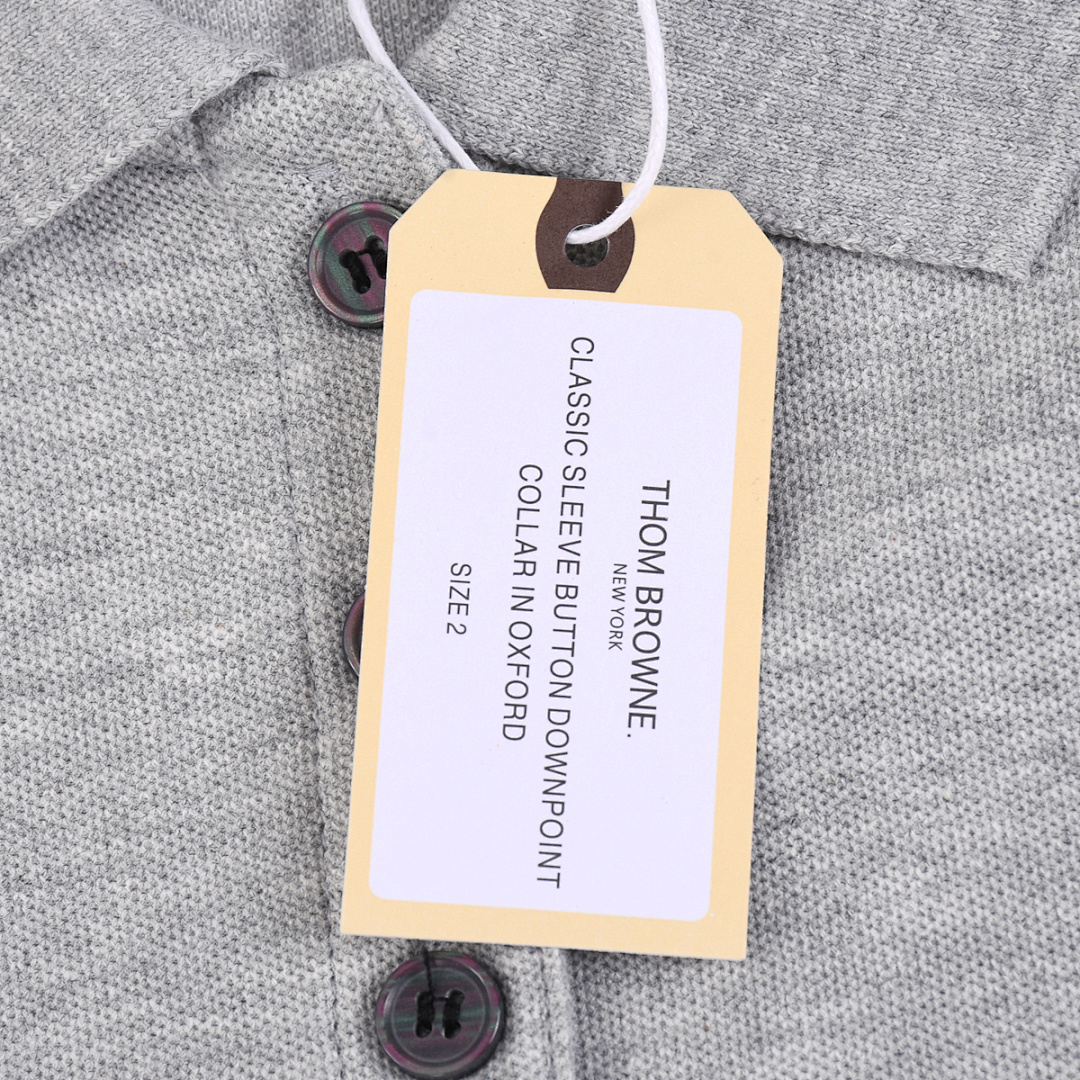 Thom Browne Textured Pique 4-Bar Polo Dress · A2201 — תמונה 19
