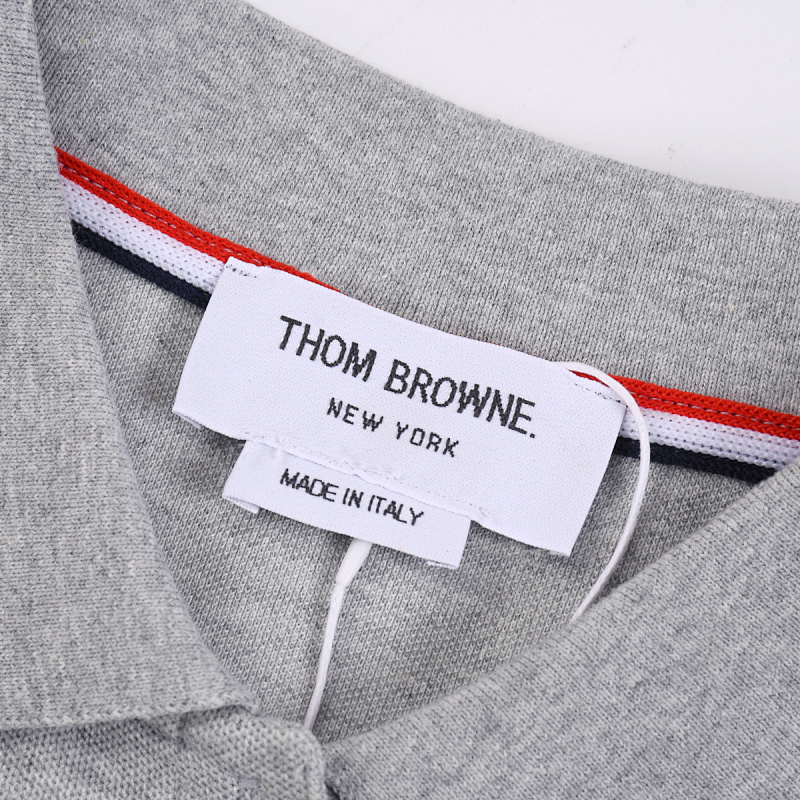 Thom Browne Textured Pique 4-Bar Polo Dress · A2201 — תמונה 26