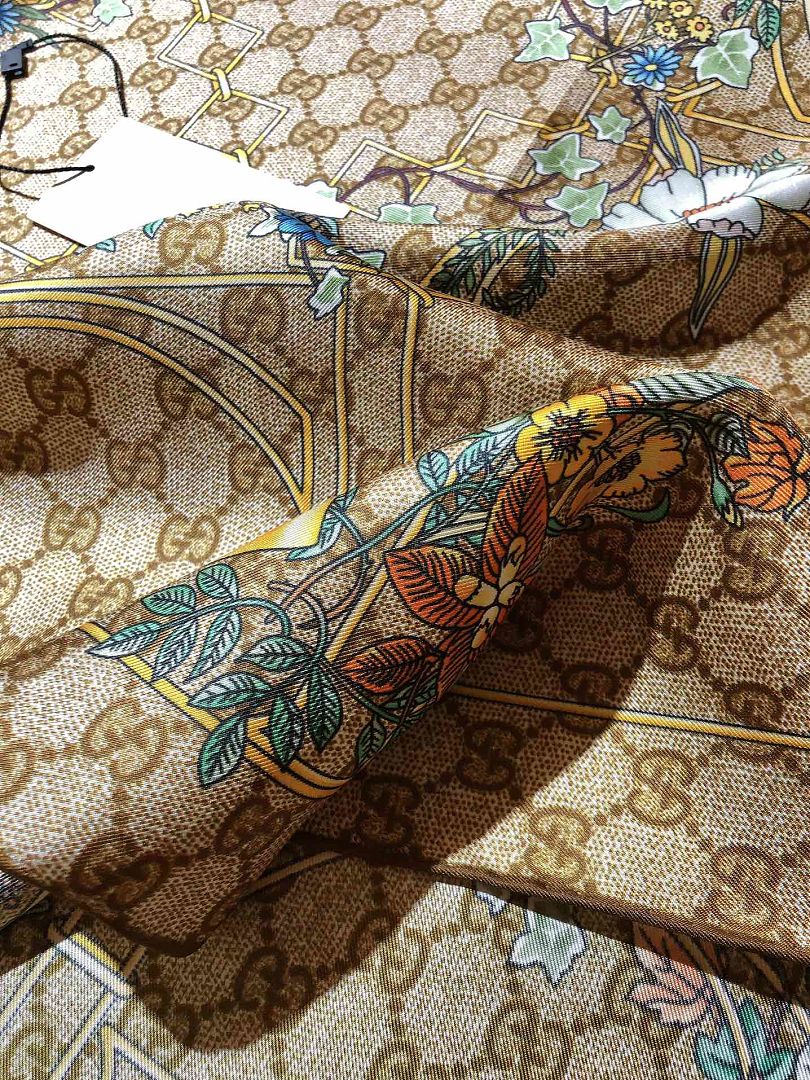 Gucci — צעיף משי · A3276 — תמונה 10