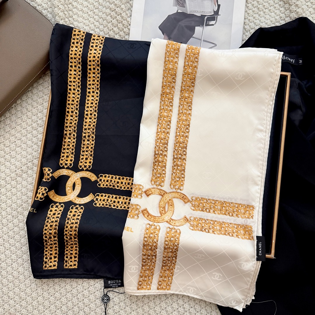 Chanel Square Scarf Silk Twill · A3273 — תמונה 69